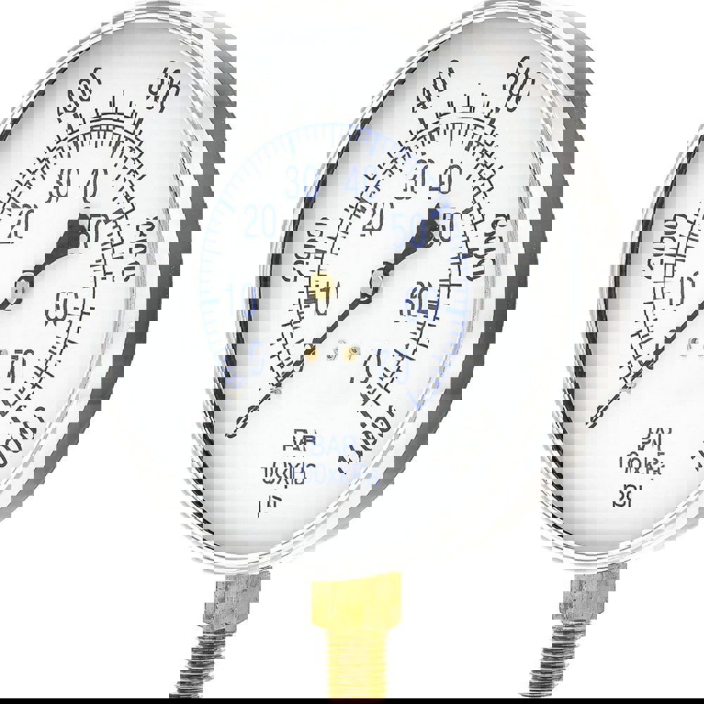 Pressure Gauges; Gauge Type: Utility Gauge ; Scale Type: Dual ; Accuracy (%): 3-2-3% ; Dial Type: Analog ; Thread Type: 1/4